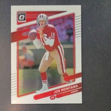 Panini 2021 Donruss Optic Joe Montana #194 San Francisco 49ers NFL Football