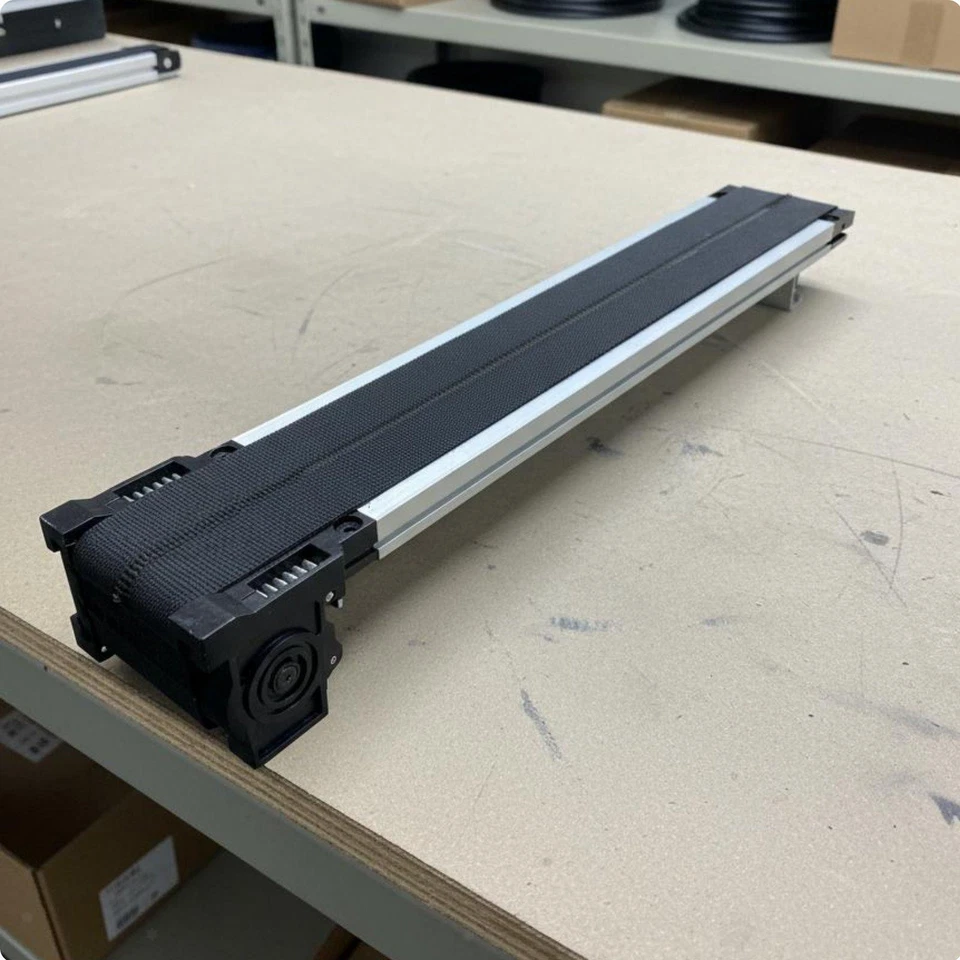 Automated Product Distribution System: Fed Belt Conveyor - Bild 1 von 1
