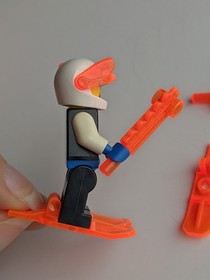 Vintage LEGO Minifigures: Ice Planet 6973,  6983 With Skis & Weapons ( + Extra )