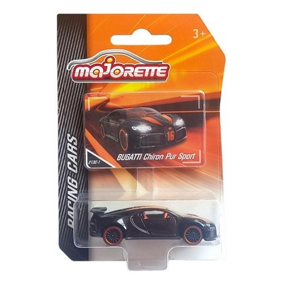 Majorette Bugatti Chiron Pur Sport Black Premium Diecast Cars 1:65 2023