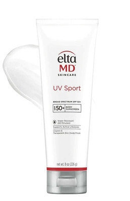 Elta MD UV SPORT Broad Spectrum SPF 50 Body Sunscreen 8 oz EXP 5/26