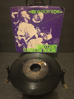 RARE! BOW WOW WOW 1982 45 RPM W/ picture sleeve I Want Candy Annabella Lwin VG+
