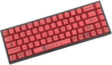 DIY Keycap Red Gray Black Cherry PBT Dye-Sublimated 400 Keycaps OPEN BOX