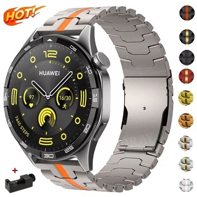 Luxus Titan Metall Armband Für Huawei Watch GT 5 Pro GT 4 3 2 2E 46/48mm Runner