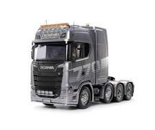 Tamiya 1:14 RC Scania 8x4/4 Gun Met. Peinture #300056376 Camion Télécommandé