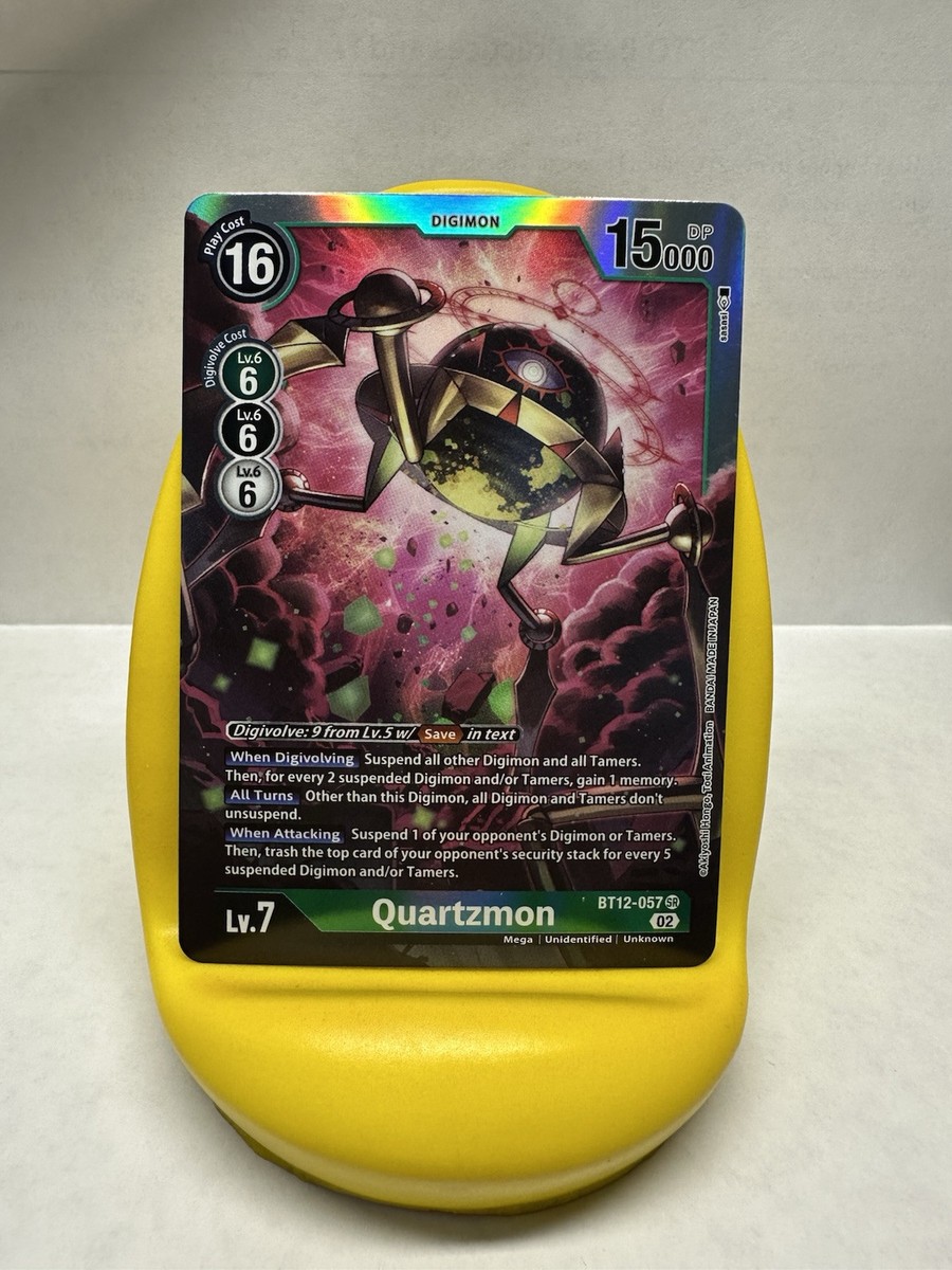 Quartzmon - BT12-057 NM - Digimon TCG | eBay