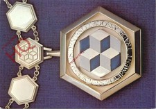 Postcard::Business Equipment Trade Association, Presidential Badge and Chain