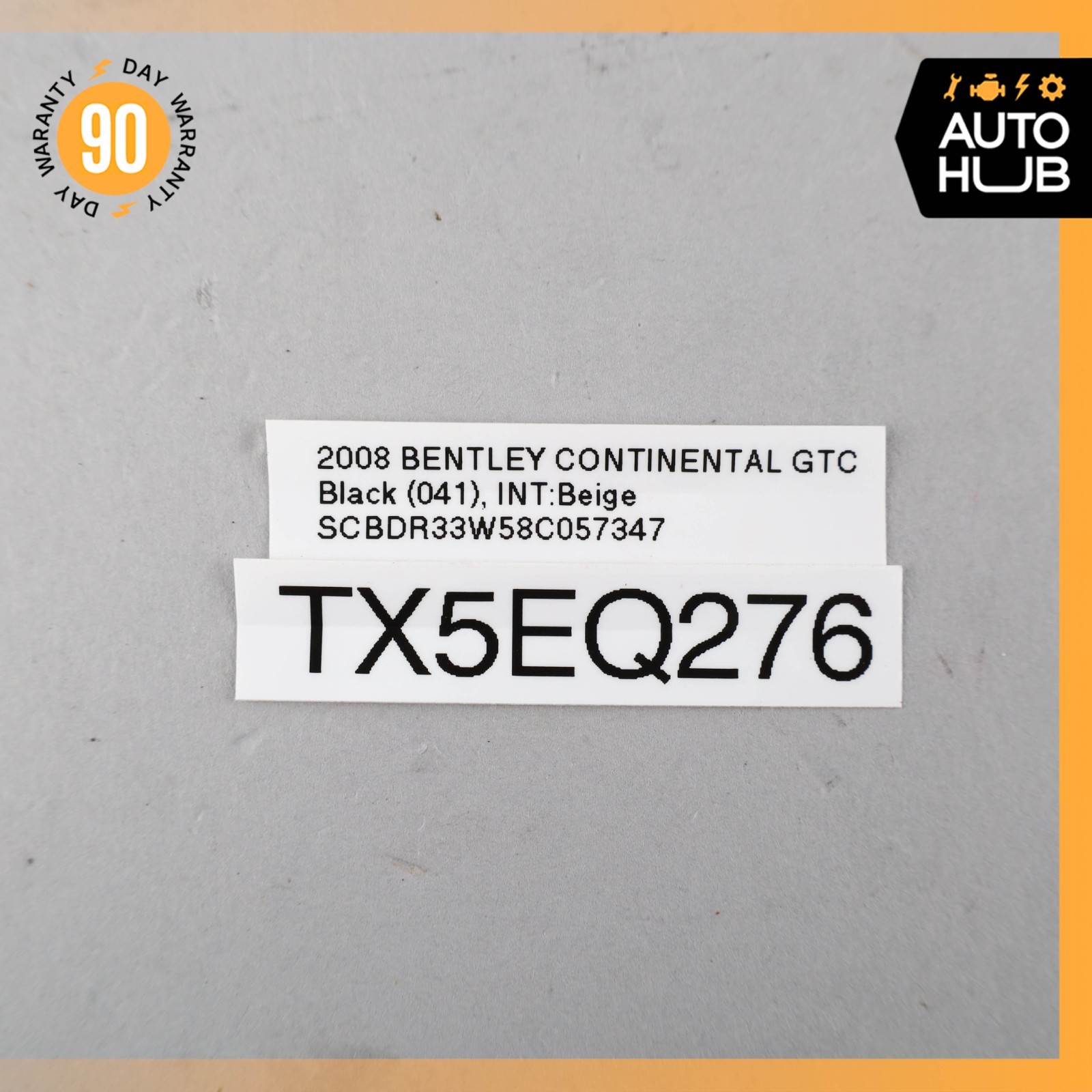 Bentley Continental GTC GT Turbo Right Cut Off Control Valve 079145751G OEM 55k