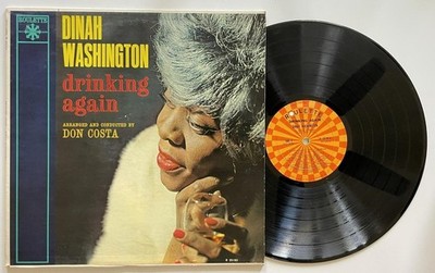 Dinah Washington Drinking Again LP Roulette Jazz (1963 pressing) MONO vg+