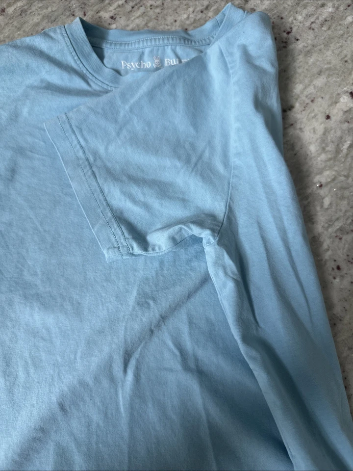 Psycho Bunny Youth Boy Medium T Shirt Blue - Image 4 of 4