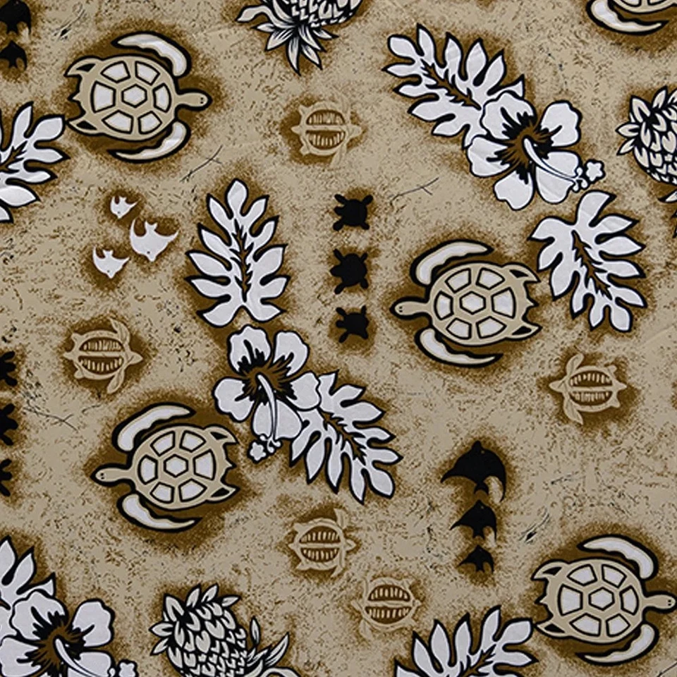 For Toyota Tacoma 01-04 Hawaiian 2nd Row Turtle Beach Tan Custom Seat Covers - Image 2 of 2