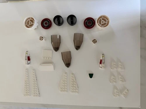 LEGO Star Wars #7259 ARC-170 Fighter Parts Engine Cockpits Wings