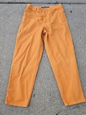 32x30 Vintage GUESS Jeans Pascal 075 Loose Fit Tapered USA Orange