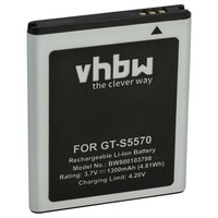 Akku FüR Samsung Wave 575 GT-S5750E 578 GT-S5780 723 GT-S7230 723 1300Mah