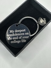 2024 College Graduation Keychain   Inspirational Gift