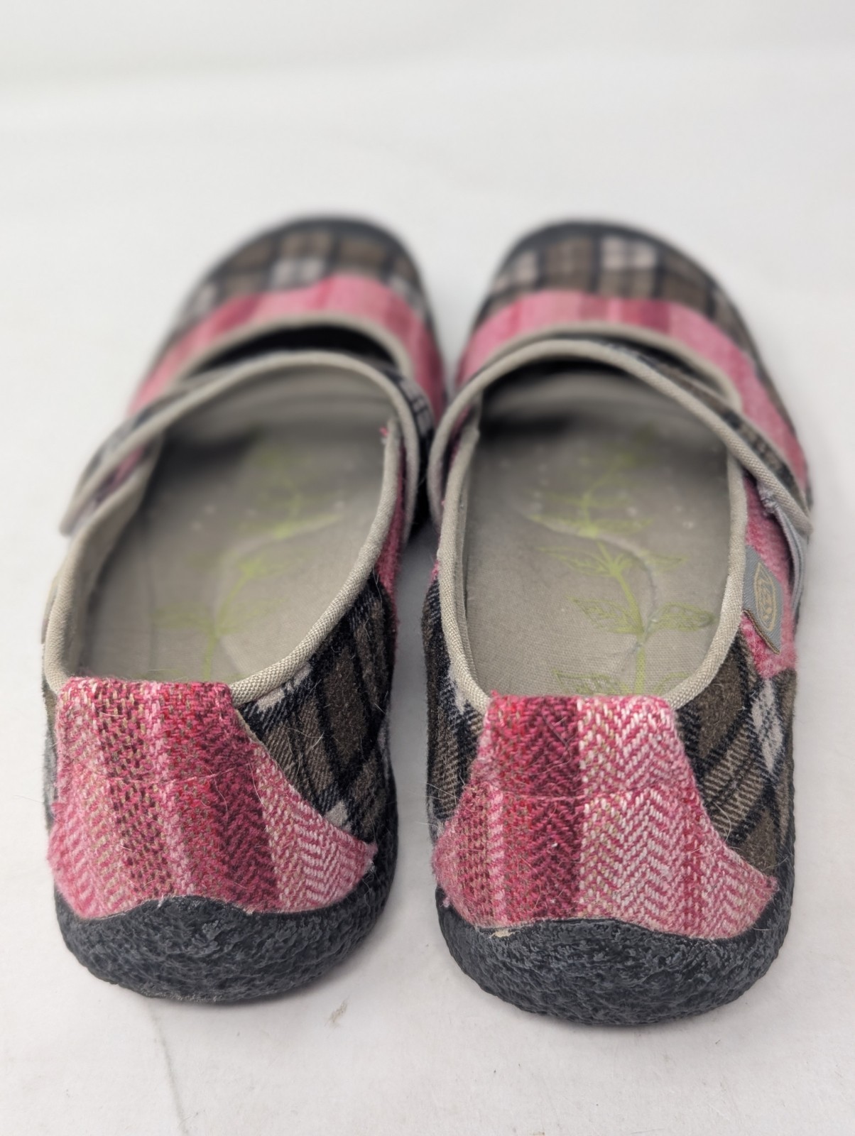 Scarpe da donna KEEN Harvest Fall Plaid Mary Janes II rosso marrone 1007740 taglia US 8