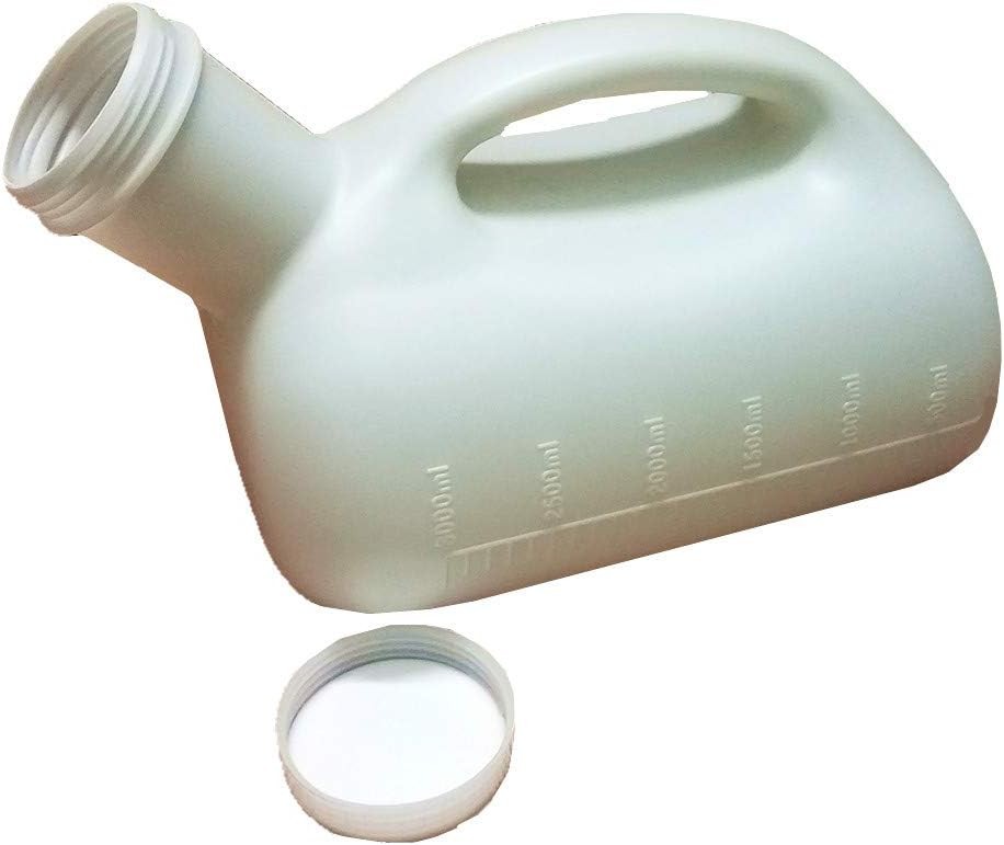 Urinals for Men,YUMSUM Thicken Portable Mens Potty Pee Bottle(White) | Large Ma