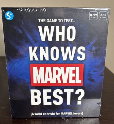 Skillmatics World Who Knows Marvel Best Trivia Game 2025 NIP NEW FACTORY SEALED