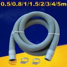 0.5-5M Washing Machine Dishwasher Drain Waste Hose Extension Pipe Kit