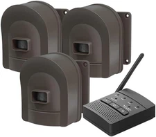 1/2 Mile Hosmart Driveway Alarm Wireless Sensor System & Driveway Sensor Alert S