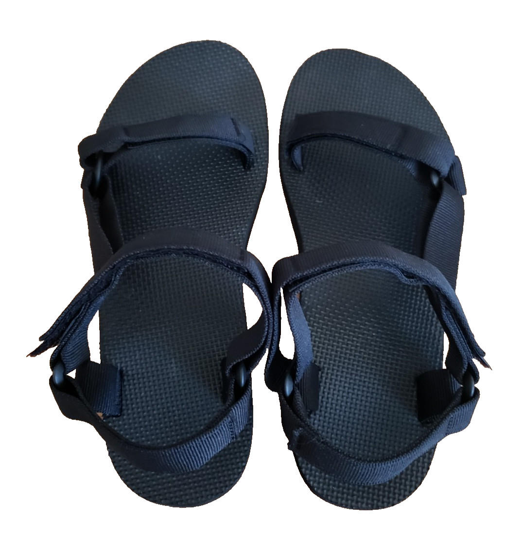 Women's Teva Flatform Universal Mesh Sandals Black Straps Size 9 image 8