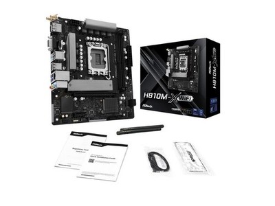 ASRock H810M-X WIFI LGA 1851 Intel H810 Micro ATX Motherboard