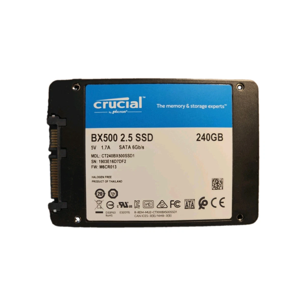 Crucial 240 GB Storage Capacity Solid State Drives for sale | eBay