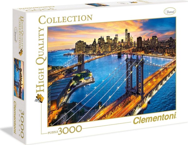 Gadget - Clementoni: Puzzle 3000 Pz - High Quality Collection - New York -D- Cle-image