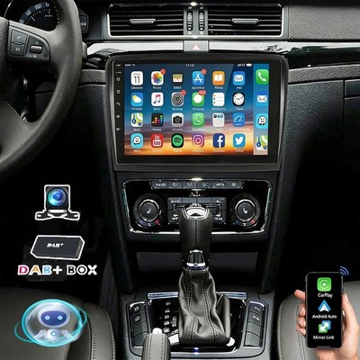 DAB+ Für Skoda Superb II 2008-2015 Android 15 Autoradio Carplay Nav SWC ChatGPT