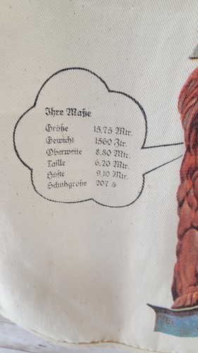 Vintage Lady Bavaria Apron Brickel's Wies'n Weinburg Oktoberfest Germany Rare - Picture 4 of 8