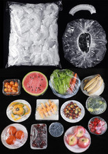 300 Pcs Reusable Stretch Food Covers Elastic Bowl Plate Dish Covers