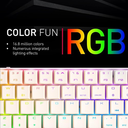 CHERRY MX-LP 2.1 Compact Wireless, small cordless gaming keyboard with 68 keys, - Picture 7 of 8