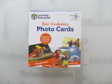 Learning Resources Basic Vocabulary Photo Cards, Vocabulary/Phonics Learning, ..