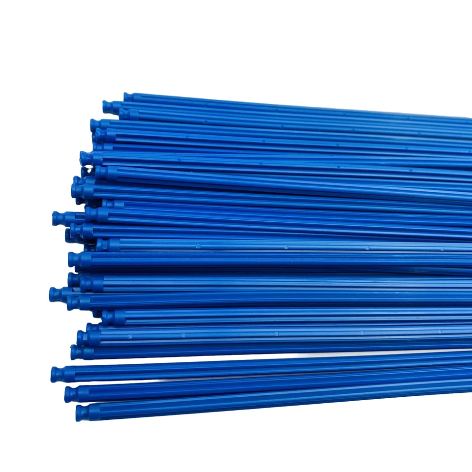 100 MICRO Knex Blue Rods 5.4" - K'nex Small Tiny Mini Parts - Image 2 of 2