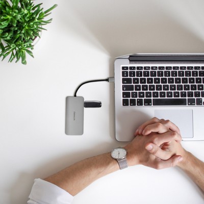 NetworX Usb-c Hub Multiadapter für MacBook Space grau online  