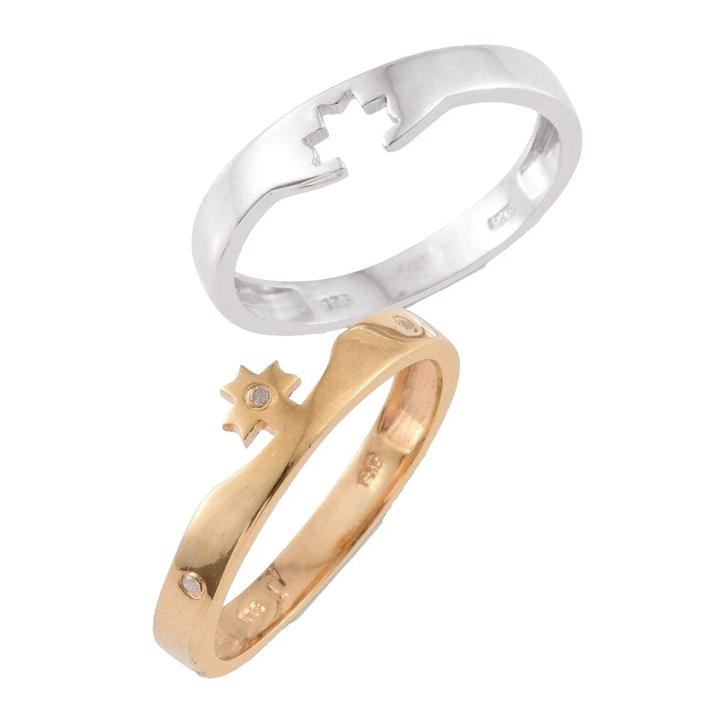 Кольца обручальные из стерлингового серебра для мужчин 12 колец