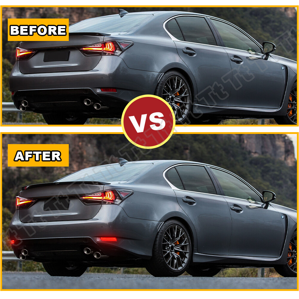 For 13-18 Lexus ES350 ES300h GS350 GS450h LED Rear Bumper