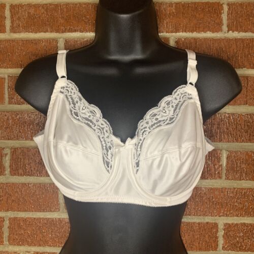Vintage 1960s White Lace 2 Part Cup Bra Size 38C by Playtex, Style 0120 -   New Zealand