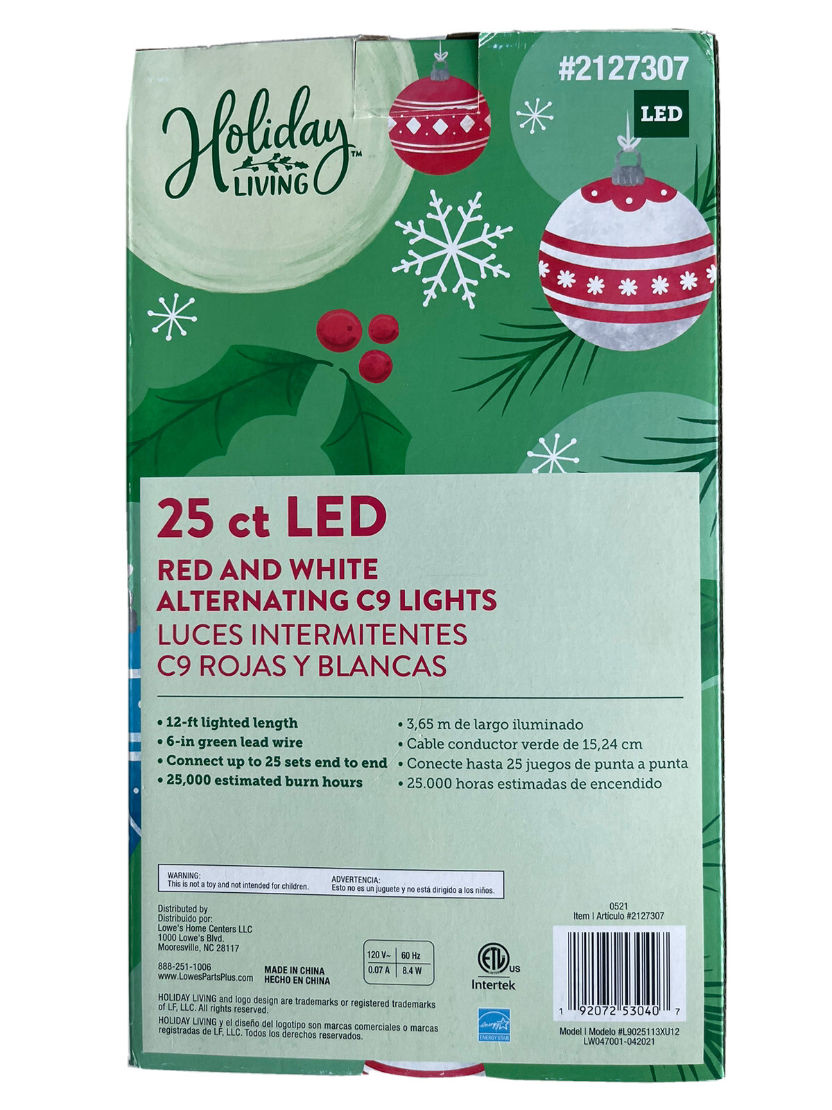 Holiday+Living+2127307+25+LED+Christmas+Lights for sale online eBay