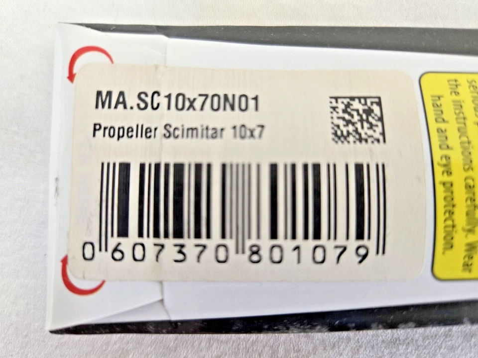 Master Airscrew #MA SC10X7ONO1 10x7 10 Inch Glass/Nylon RC Airplane Propeller - Image 4 of 4