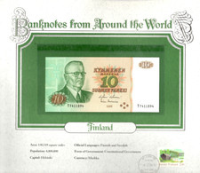 World Banknotes Finland 1980 10 Markkaa P 111a.12 UNC Holkeri - Helenius