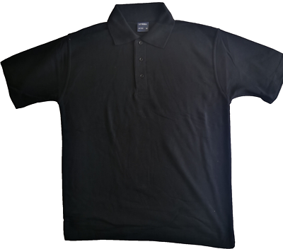 Uneek UC101 Classic Workwear Polo Shirt, Black, Size- Medium