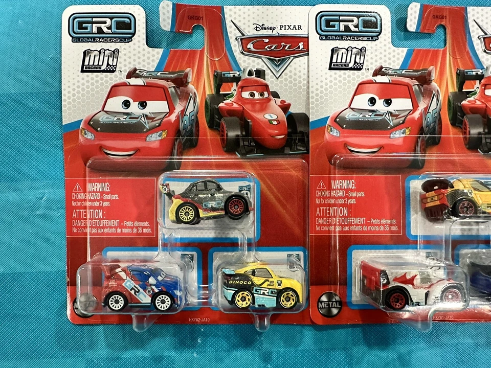 Disney Pixar Cars 3 Pack Mini Racers GRC Global Racer Cup Collection ~ Lot Of 3 - Image 2 of 4