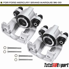2x Disc Brake Caliper for Ford Crown Victoria Lincoln Town Car Mercury Rear Side