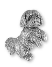 Shih Tzu Pendant Handmade Silver Shih Tzu Jewelry SZ19-P