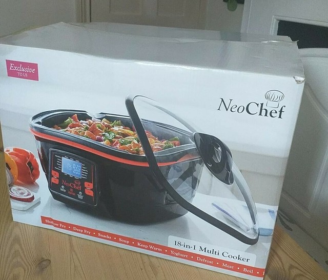 Neochef Multi Function Digital Cooker 18 in 1 Frying Basket 5 Litre