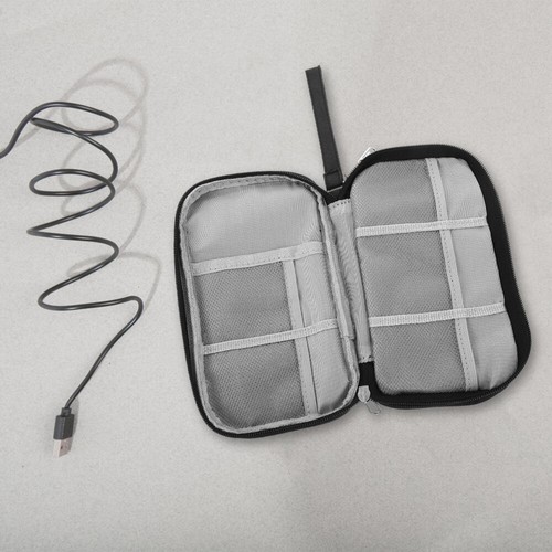 Data Cable Headphone Storage Bag Travel Electronics Organizer Case - Picture 12 of 12