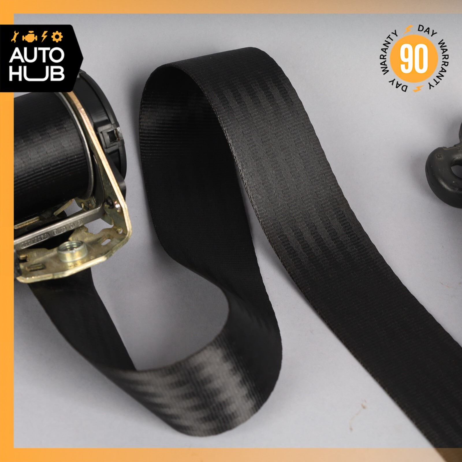 02-07 Maserati Coupe 4200 GT M138 Rear Right Passenger Side Seat Belt Black OEM