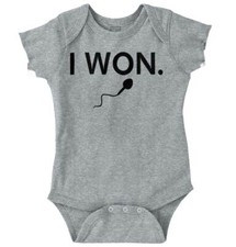 Gané Divertido Sarcástico Ropa Ducha Regalo Recién Nacido Bebé Niño Niña Bebé Mameluco Infantil