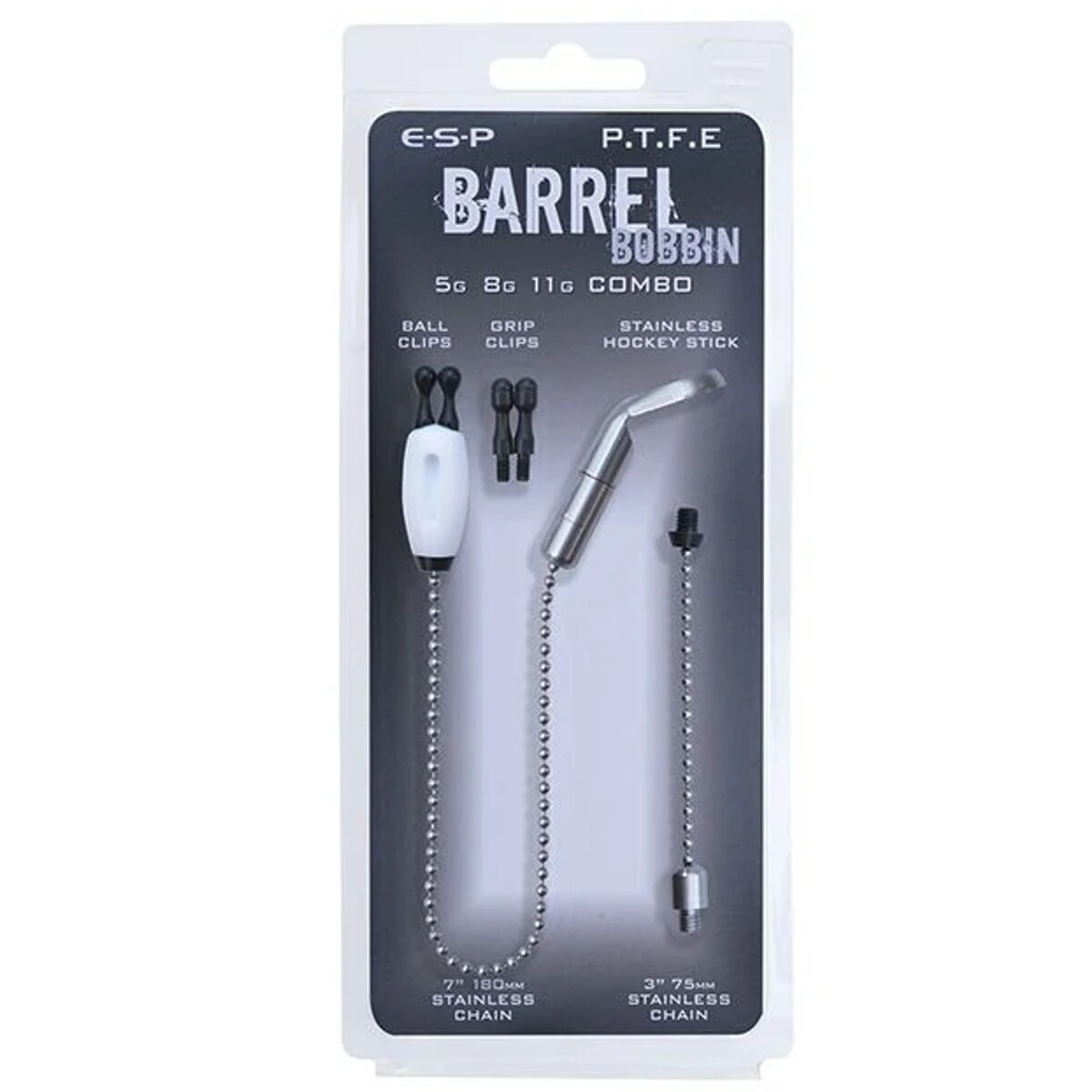ESP Barrel Bobbin Kit White Carp Fishing Bite Indication Hockey Stick ETBBK001